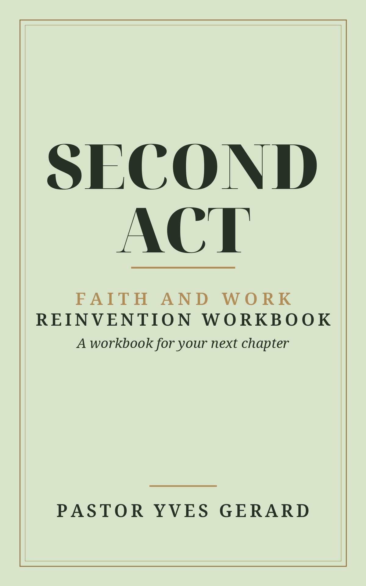 Second Act Workbook cover